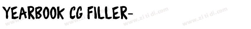 Yearbook Cg Filler字体转换
